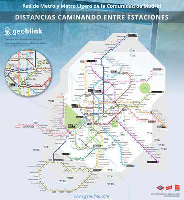 El plano del metro de Madrid más útil