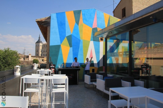 Terraza en la tercera planta