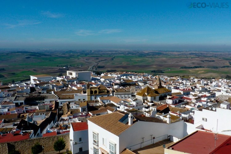 Panorámica de Medina Sidonia desde el Conjunto Arqueológico El Castillo